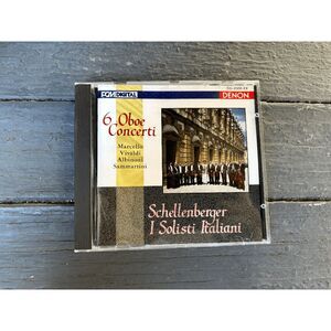 HANSJORG SCHELLENBERGER / Solisti Italiani 6 Oboe Concerti CD Vivaldi MINT